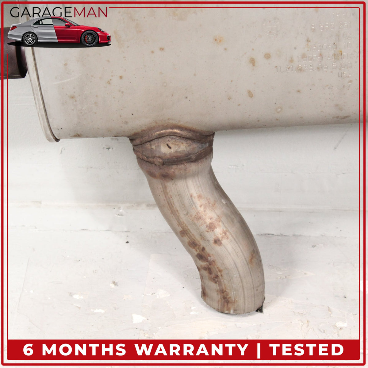 2018-2024 BMW X3 G01 SUV Rear Exhaust Muffler w/ Tips 8686251 OEM