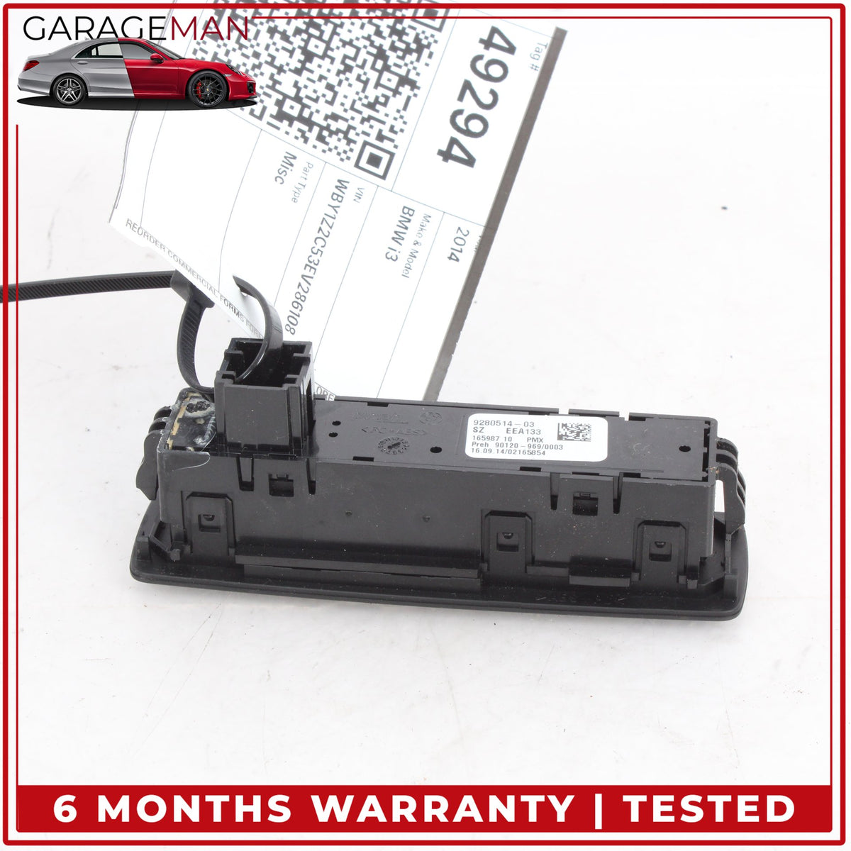 2014-2021 BMW i3 I01 Center Console Driving Mode Selector Switch 9280514 OEM