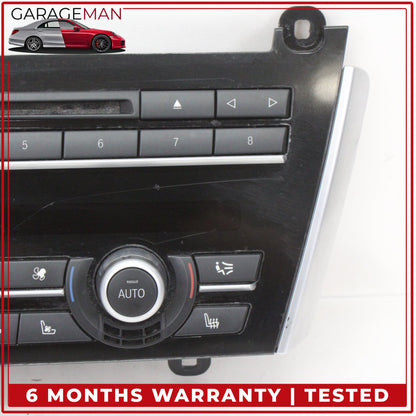 2011-2016 BMW 550i AC Temperature Climate Control Switch Audio Panel 9263718 OEM