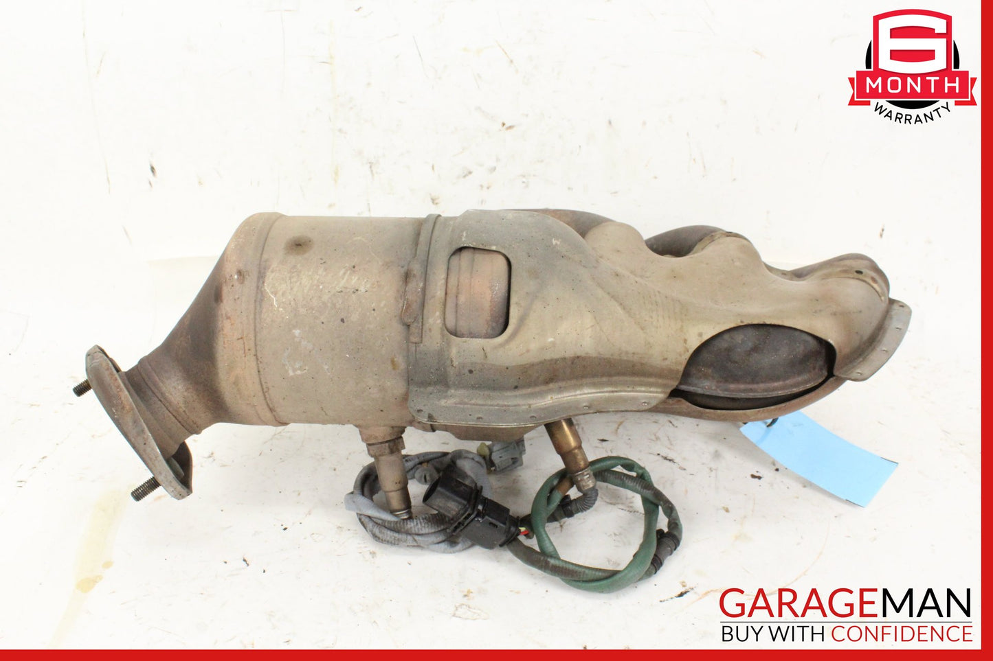 2014-2016 Porsche Cayman 981 Left Side Exhaust Manifold Catalytic Converter OEM