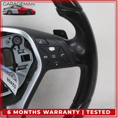 2012-2013 Mercedes W207 E350 CLS500 Steering Wheel Wood w/ Paddle Shifters OEM