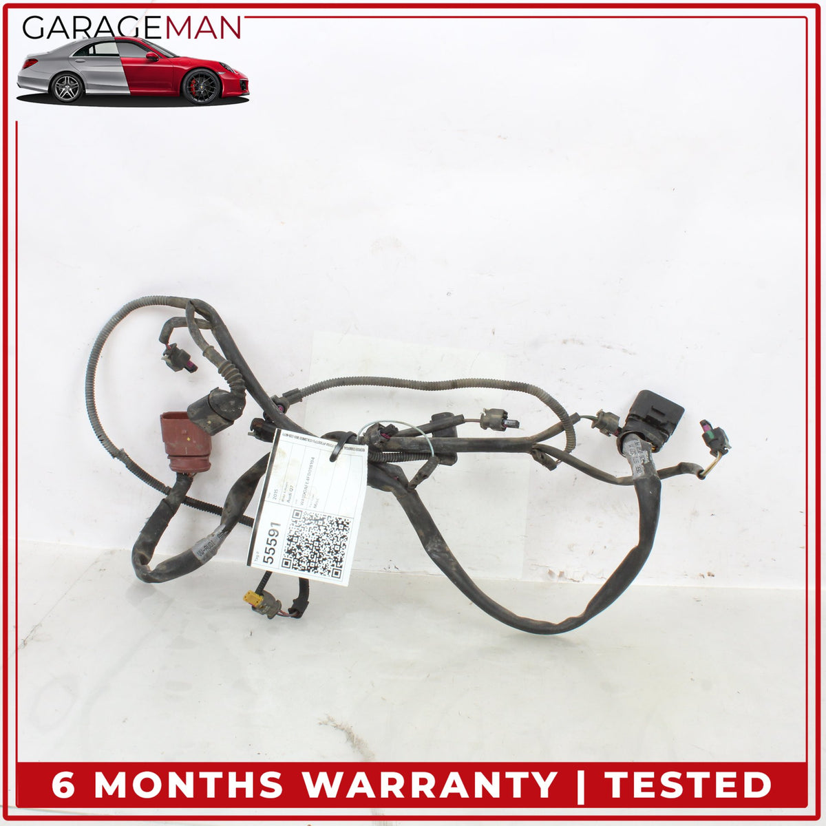 2010-2015 Audi Q7 4L Right Fuel Injector Wire Wiring Harness 06E971627Q OEM
