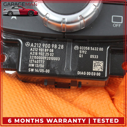 2015-2020 Mercedes C207 E400 Coupe Multimedia Knob Control Switch 2129009828 OEM
