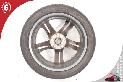2017-2020 Audi A4 S4 5 Spoke Wheel Rim w/ Michelin Tire 8.0Jx18H2 8W0601025M OEM