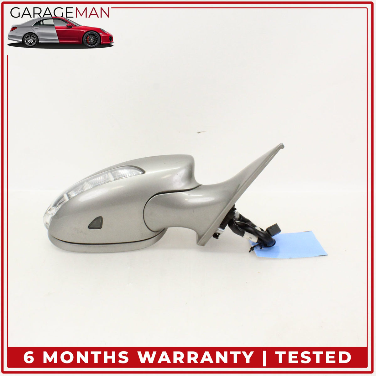 2006-2008 Mercedes W219 CLS500 Front Right Side Door Rear View Mirror Silver OEM