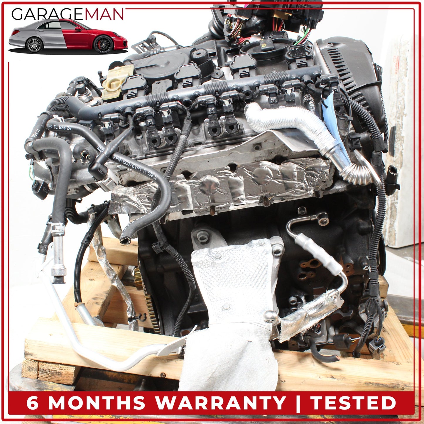 2014-2016 Audi A6 AWD 2.0L Turbo I4 Engine Motor Assembly CAED mileage 91k