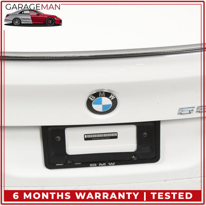 2011-2016 BMW 550i Rear Deck Trunk Lid Panel Alpine White 7240552 OEM
