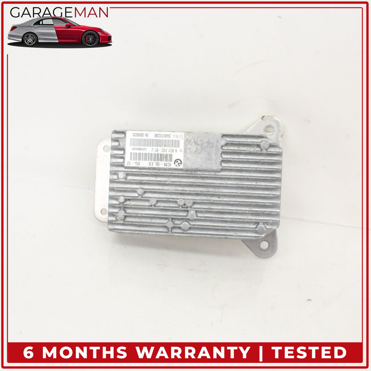 2009-2013 BMW 550i ICM Integrated Chassis Management Control Module 6851242 OEM