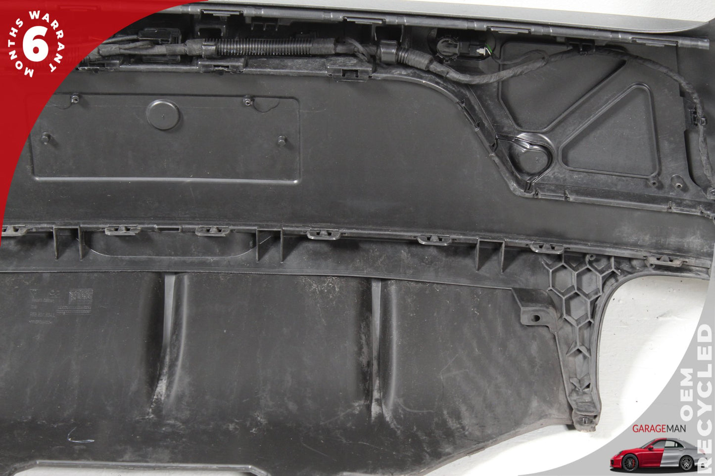2015-2018 Porsche Macan 95B SUV Rear Bumper Cover 95B807417G Volcano Grey Metallic OEM