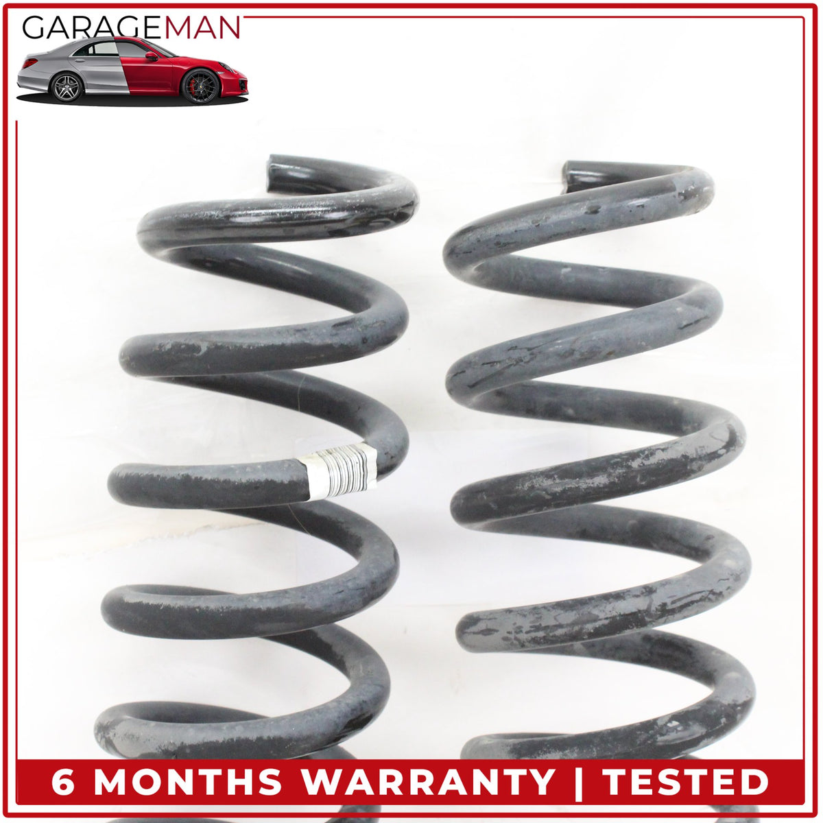2012-2018 BMW 320i xDrive Rear Left and Right Side Coil Spring Set 6851726 OEM