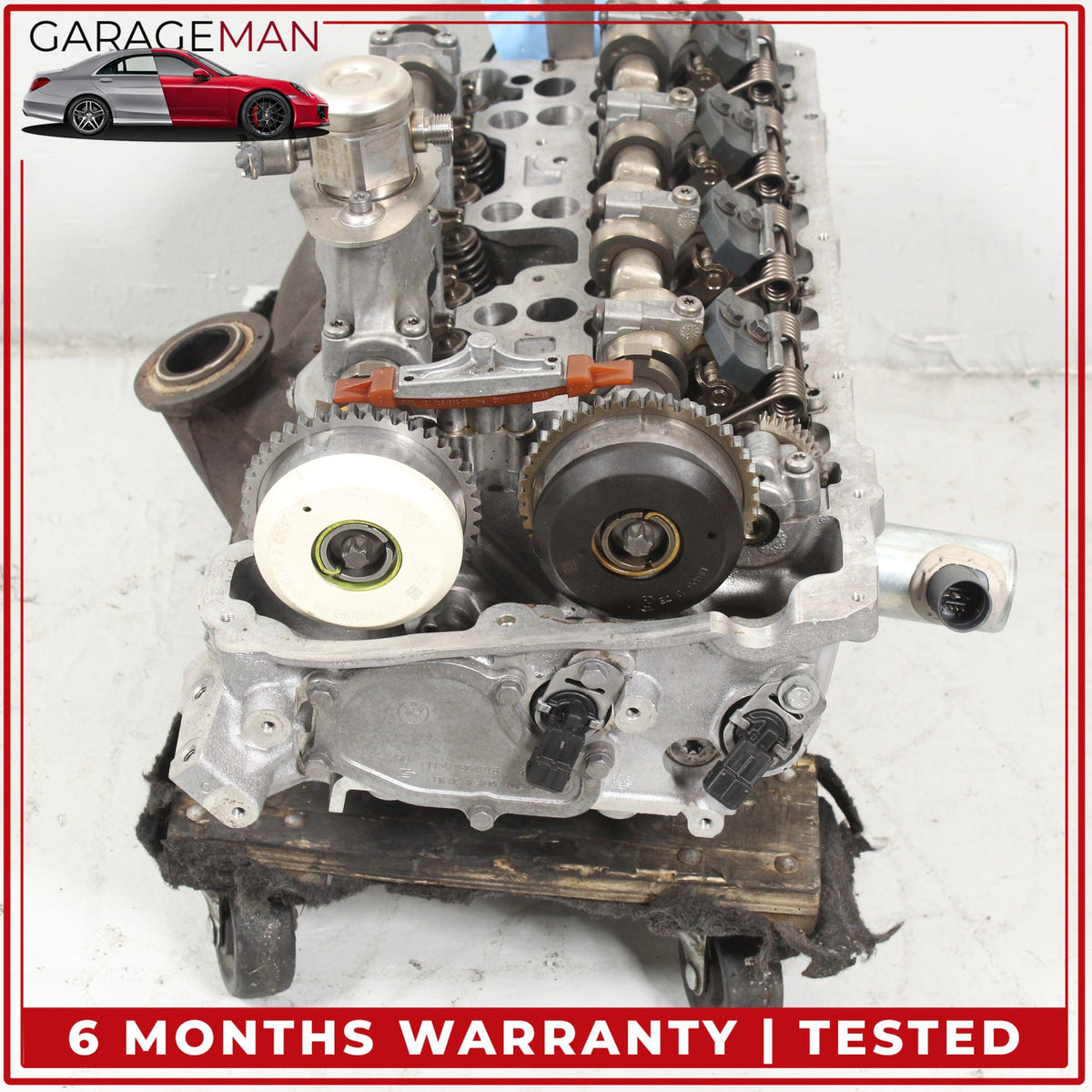 2013-2019 BMW 650i F06 AWD 4.4L Left Cylinder Head 7604870 OEM