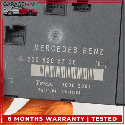 2003-2012 Mercedes R230 SL500 Front Left Side Door Control Module 2308205726 OEM