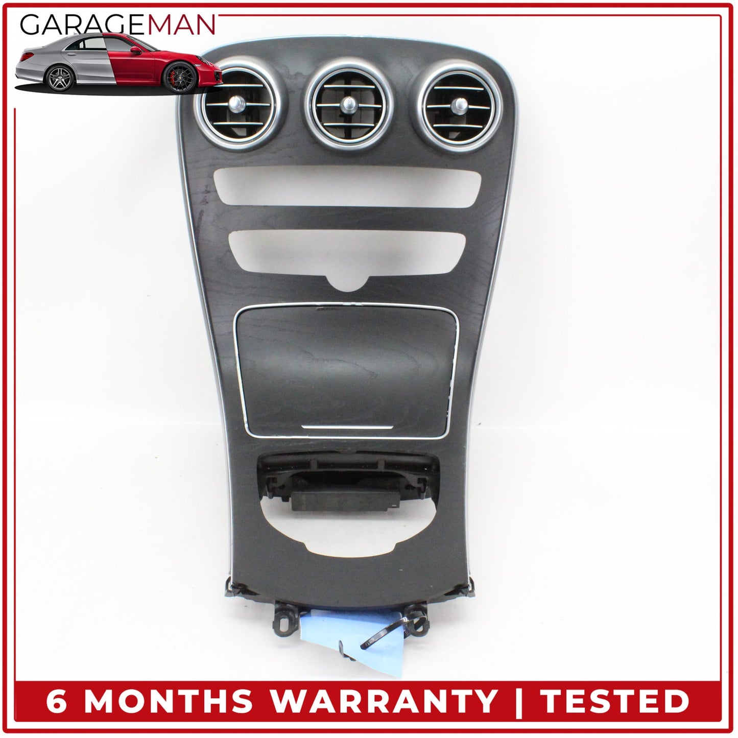 2015-2018 Mercedes W205 C300 Center Console Ashtray Compartment w/ Air Vent OEM
