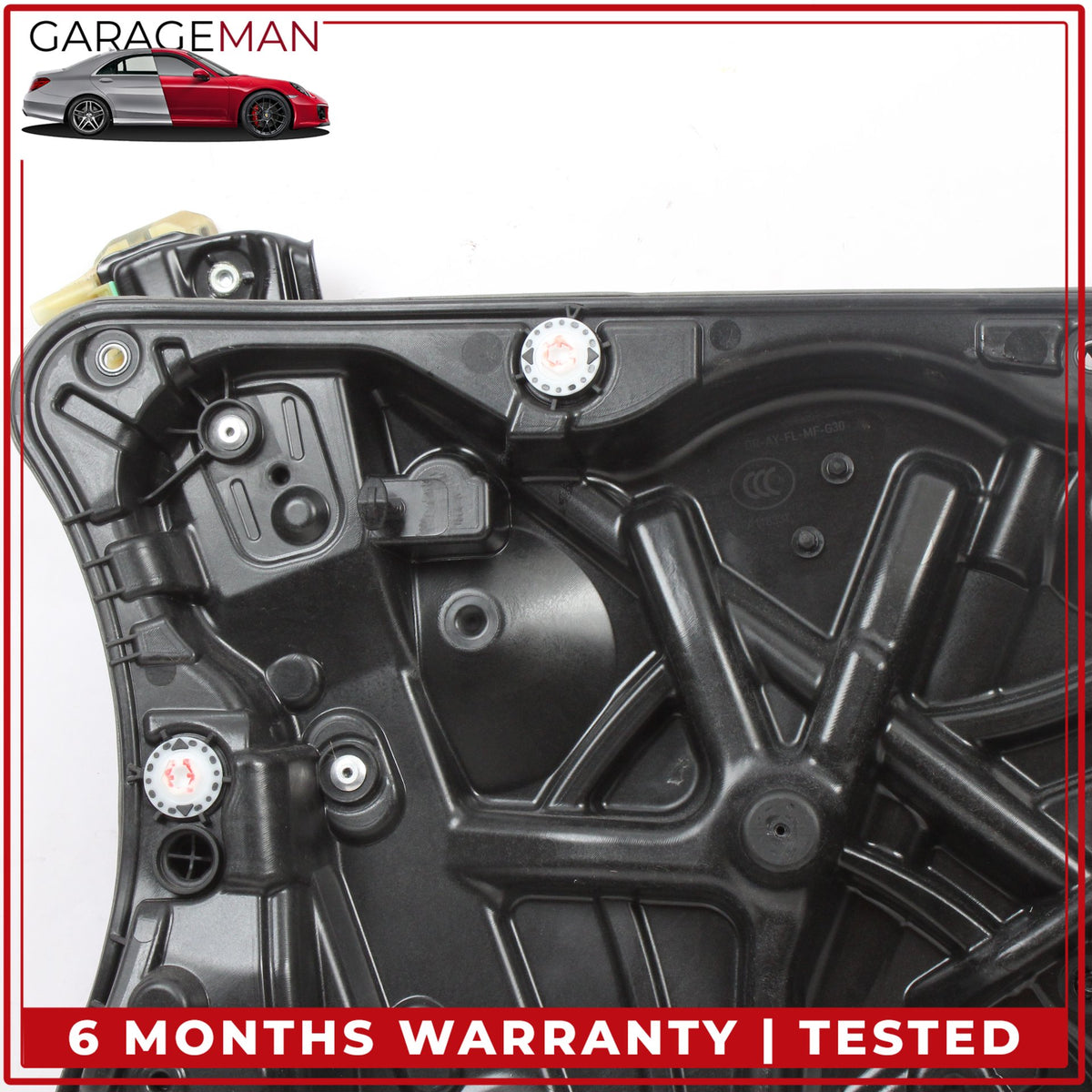 2017-2023 BMW 530e G30 Front Left Side Window Regulator w/ Carrier 7360423 OEM