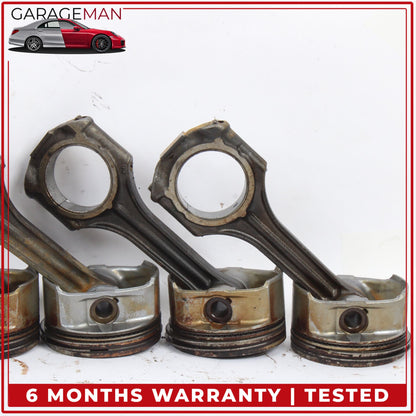 1998-2006 Mercedes W220 S430 Engine Motor Piston Connecting Rod Set of 8 OEM
