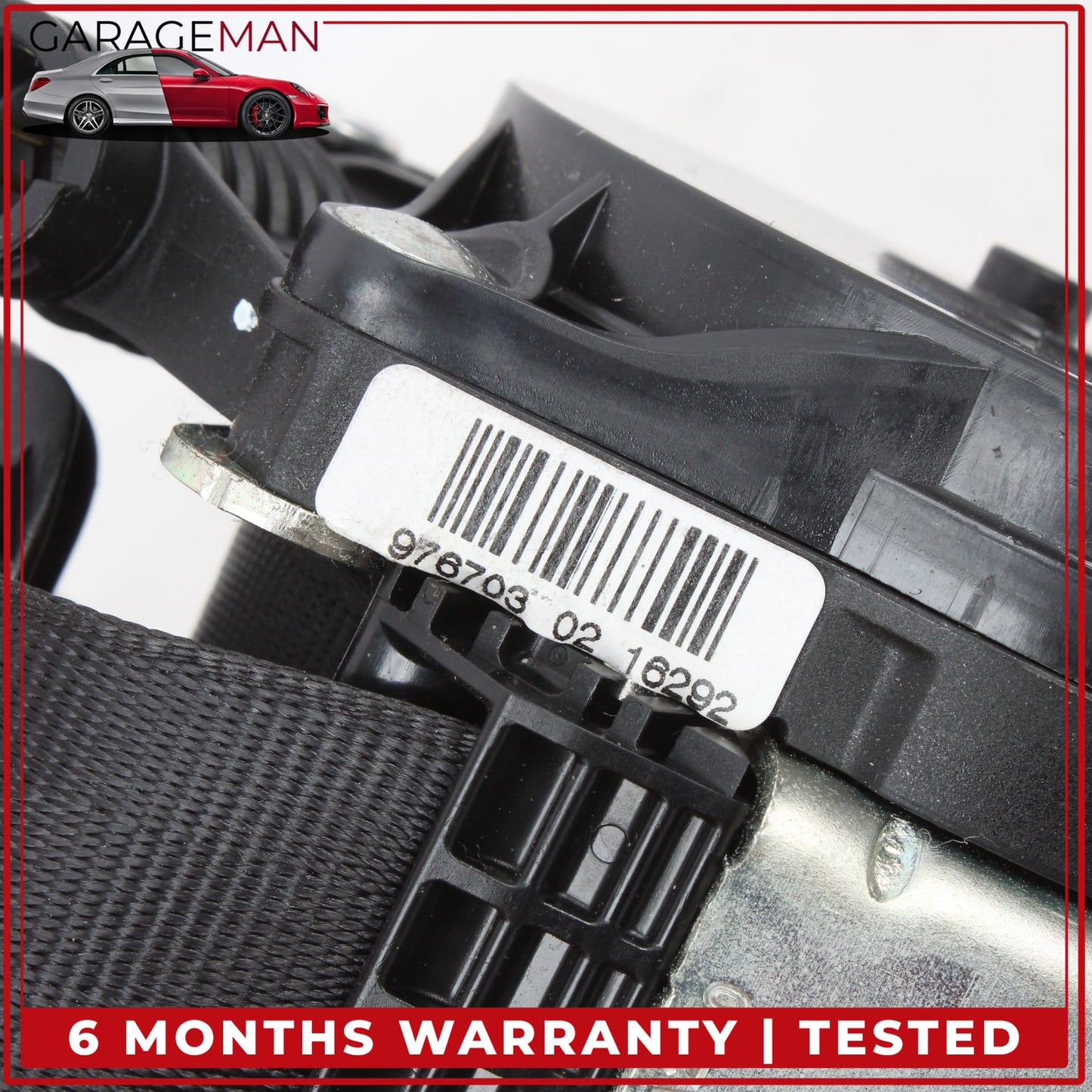 2014-2024 Jaguar F-Type X152 Front Right Side Seat Belt Retractor Black OEM