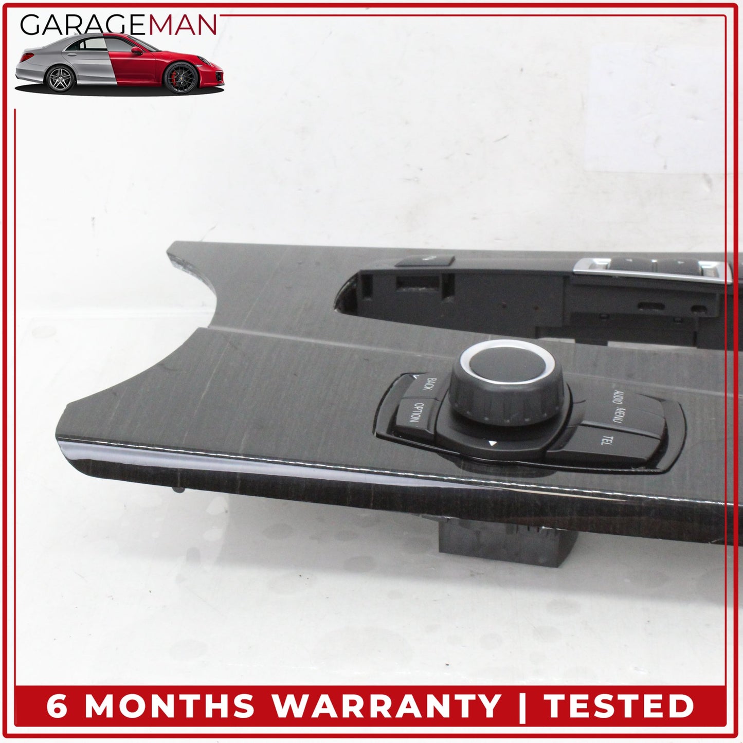 2011-2018 BMW X3 X4 320i Center Console iDrive Control Switch w/ Trim Wood OEM