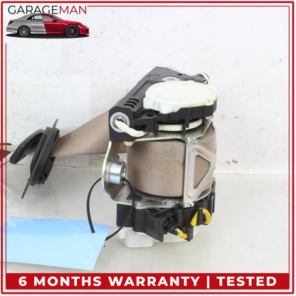 2010-2016 Porsche Panamera 970 Front Left Driver Side Seat Belt Beige OEM