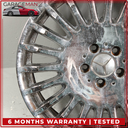 2007-2009 Mercedes W221 S550 S600 CL600 Wheel Rim 8.5JX19H2 ET43 2214012002 OEM