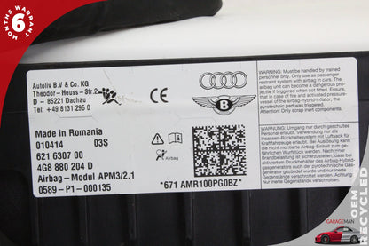 2012-2018 Audi A6 Front Right Passenger Side Dash Airbag Air Bag 4G8880204D OEM