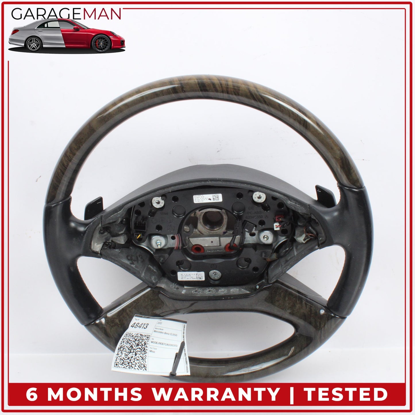 2007-2014 Mercedes-Benz CL550 W216 Coupe Steering Wheel 2219064100 OEM