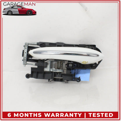 2011-2016 BMW 550i 535i Rear Left Driver Side Exterior Door Handle White OEM
