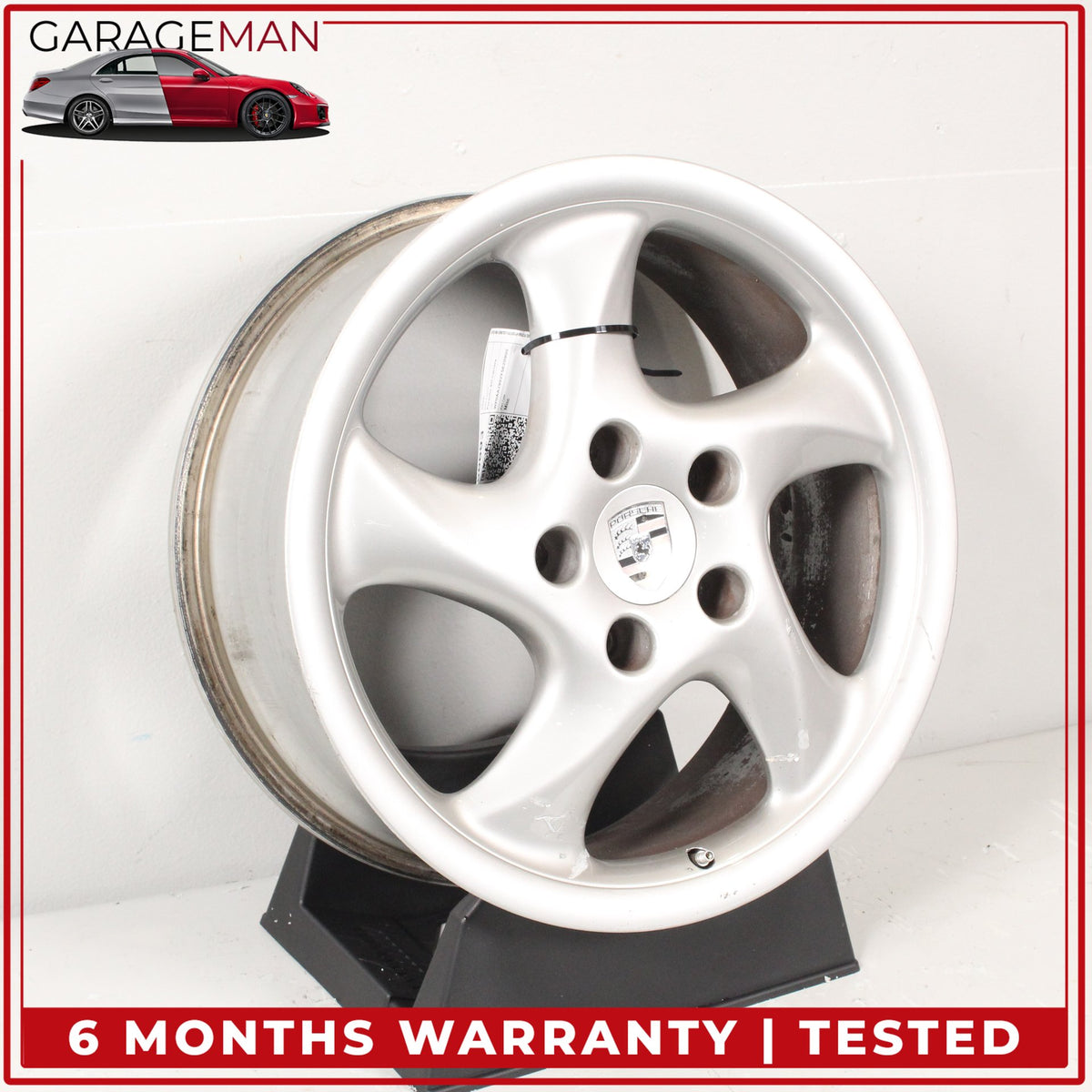 1997-2005 Porsche 911 Carrera Front Side Wheel Rim 7.5JX18 ET50 99336213406 OEM