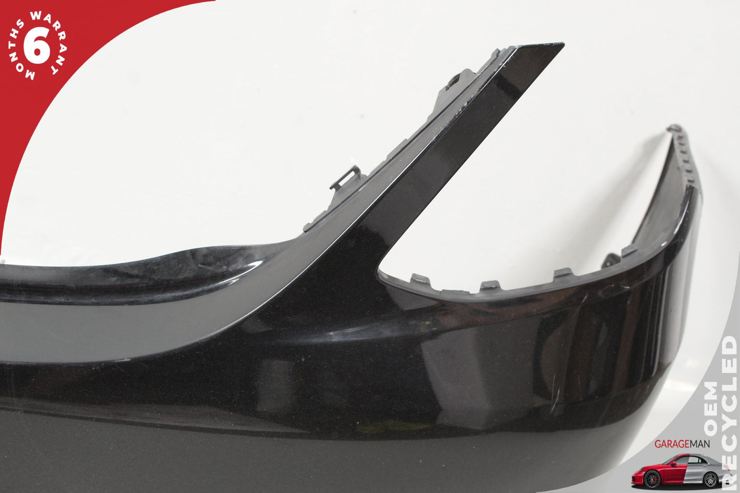 2015-2018 Mercedes W205 C300 Sedan Base Rear Bumper Cover Black 2058800347 OEM