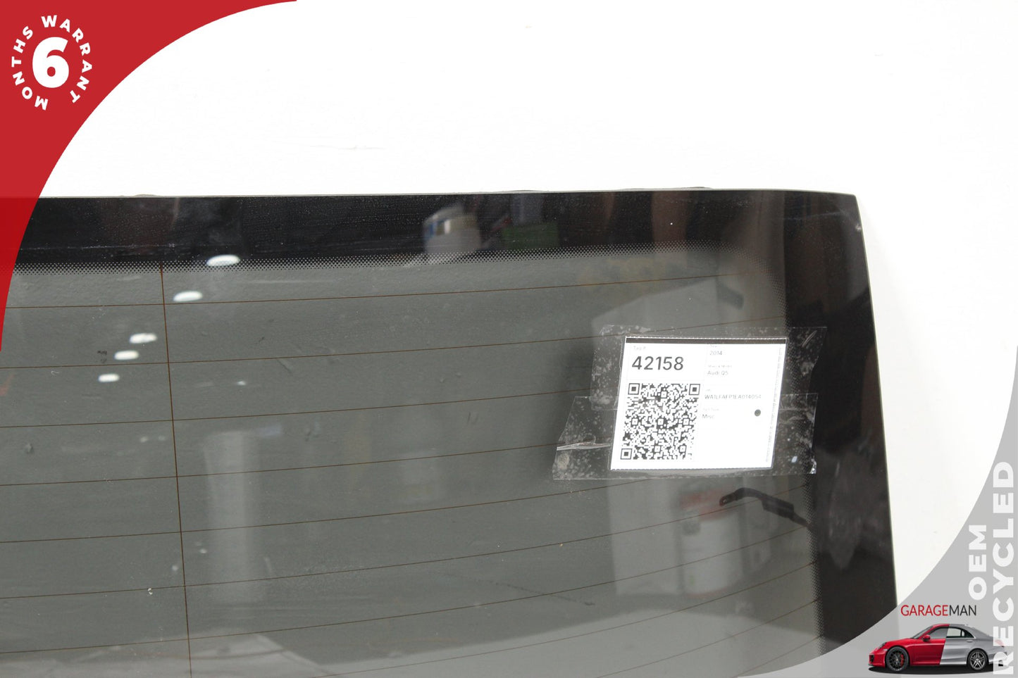 2009-2017 Audi Q5 SQ5 Rear Windshield Window Glass FB24290YPY OEM