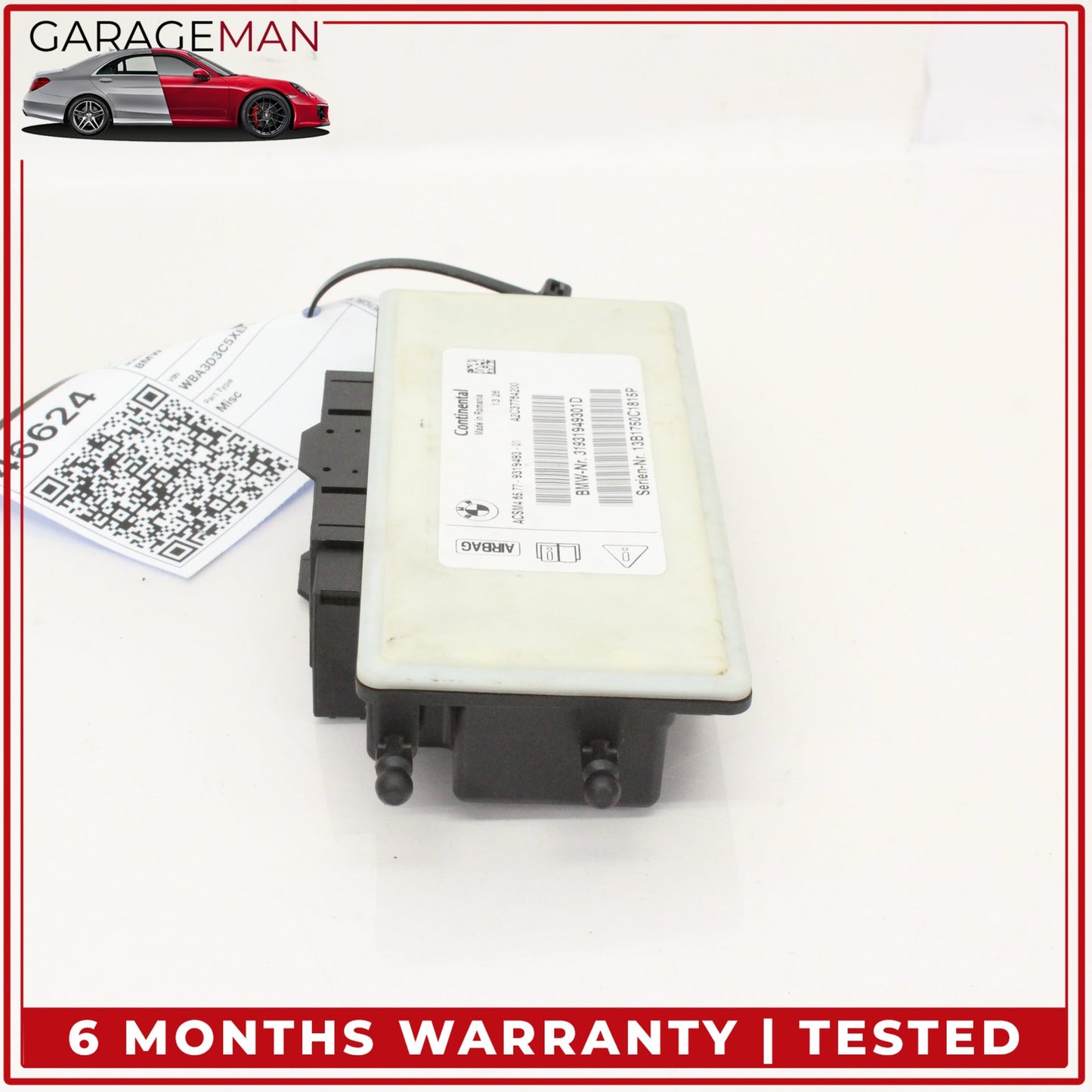 2012-2018 BMW 328d RWD Crash Impact Safety Sensor Control Module Unit 1949301