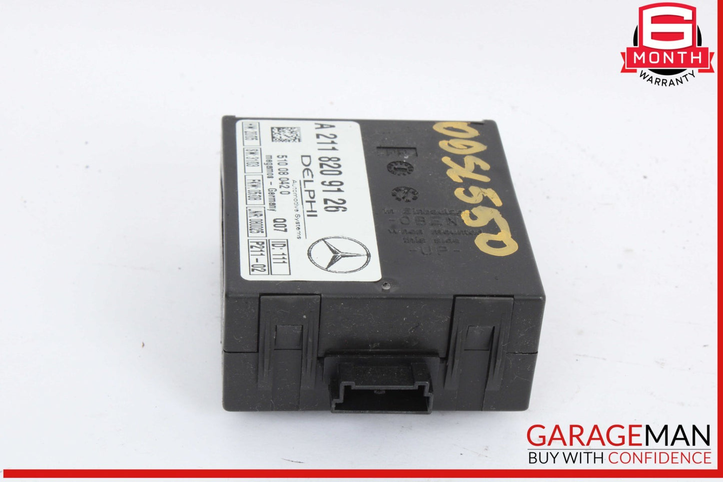 2000-2012 Mercedes SL550 R230 Anti Theft Alarm Control Module 2118209126