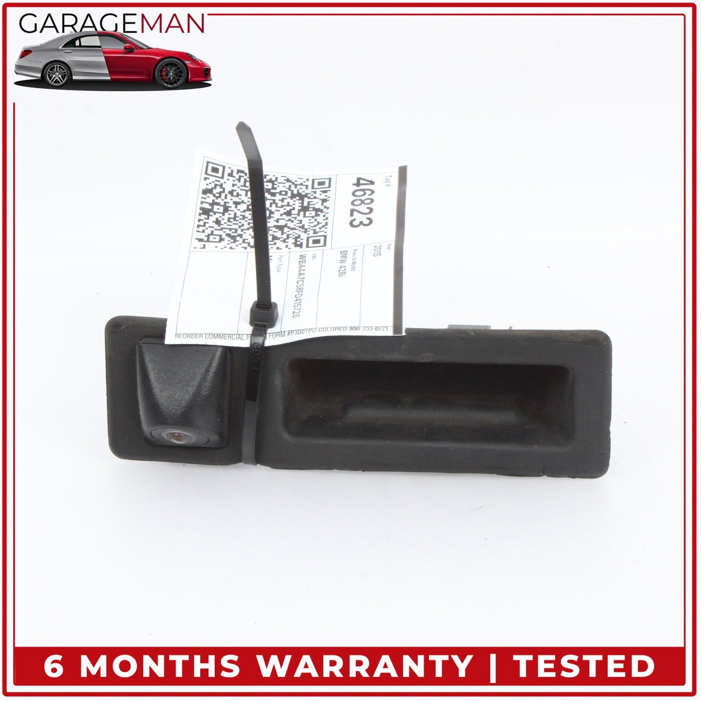2014-2020 BMW 428i F36 Rear Trunk Open Release Handle w/ Camera 9240351 OEM