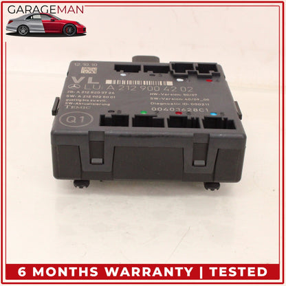 2008-2018 Mercedes W212 E350 Front Left Side Door Control Module 2129004202 OEM