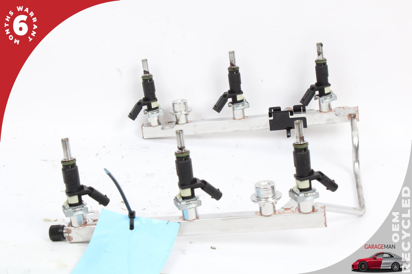 2005-2012 Mercedes W204 C300 E350 Fuel Injector Rail w/ Fuel Injectors OEM
