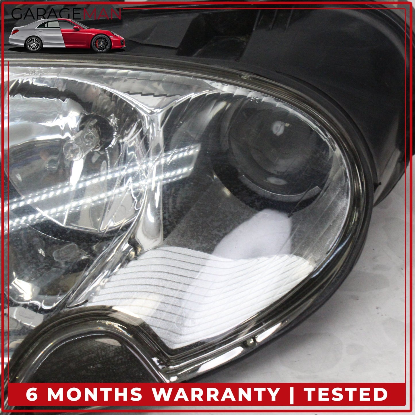 1997-2006 Jaguar XK8 XKR Front Left Side Halogen Head Light Lamp LJA4651AA OEM