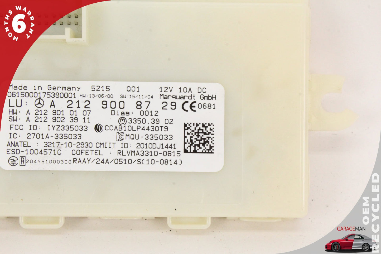 2013-2020 Mercedes W117 CLA45 AMG GL450 Keyless Go Entry Control Module OEM