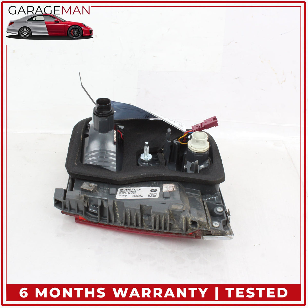 2013-2015 BMW 740i F01 Rear Left Side LED Inner Tail Light Lamp 7300271 OEM