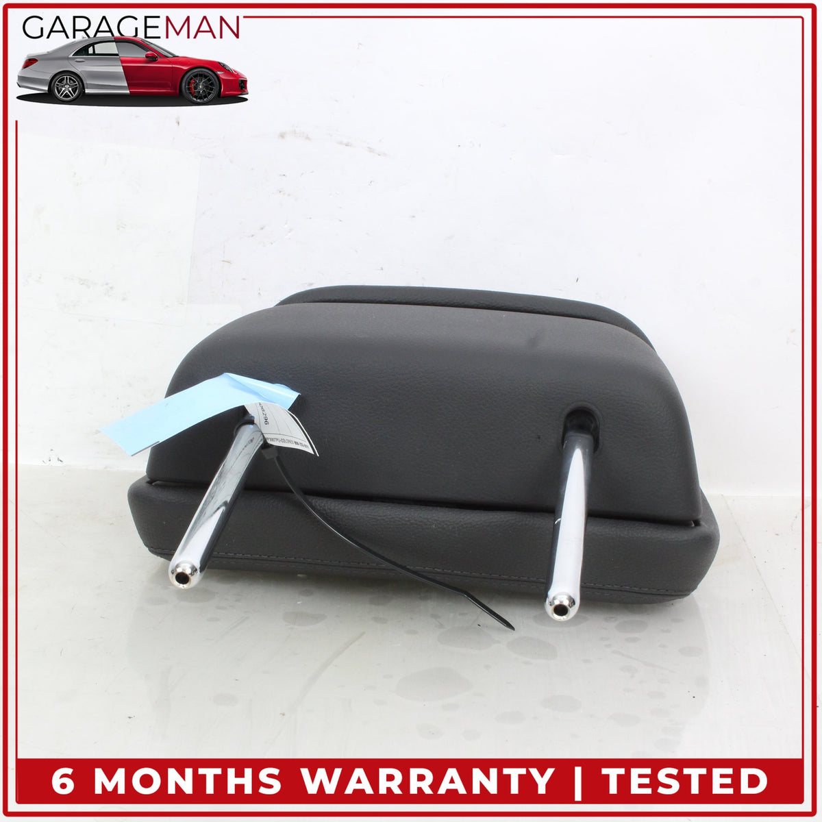 2011-2018 Audi A8 S8 Rear Left and Right Side Seat Headrest Set Black OEM