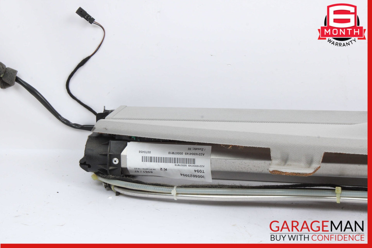 2010-2013 Mercedes W221 S550 Rear Window Sun Shade Screen Roller Blind w/ Trim