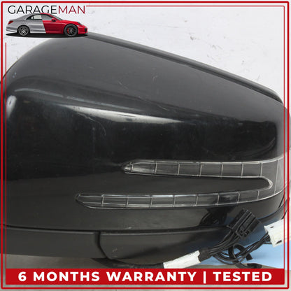 2015-2020 Mercedes X156 GLA250 Left Side Door Rear View Mirror w/ Blind Spot OEM