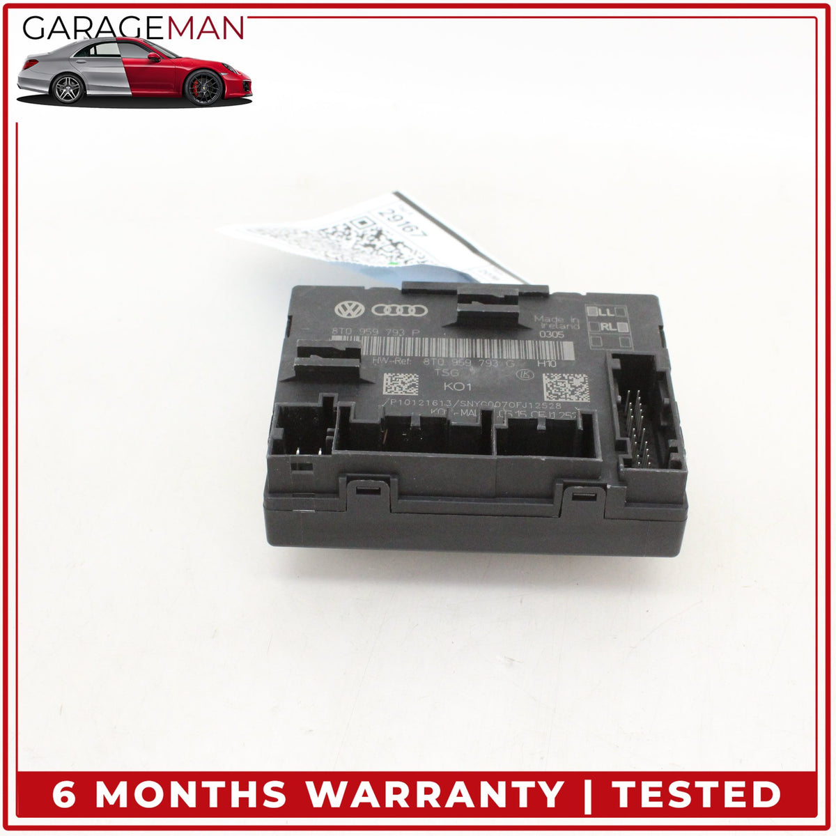 2013-2016 Audi A4 S4 Front Left Side Door Control Module Unit 8T0959793P OEM