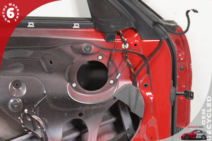 2012-2018 BMW 320i F30 Front Left Driver Side Door Shell Red 9628763 OEM