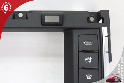 2016-2020 Jaguar XF X260 Front Center Dash Display Screen Trim w/ Switches OEM
