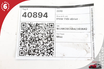 2010-2013 BMW 750i xDrive Front Right and Left Side Shock Strut Absorber VDC OEM