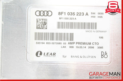 2012-2017 Audi RS5 8T Convertible Stereo Amplifier 8F1035223A OEM