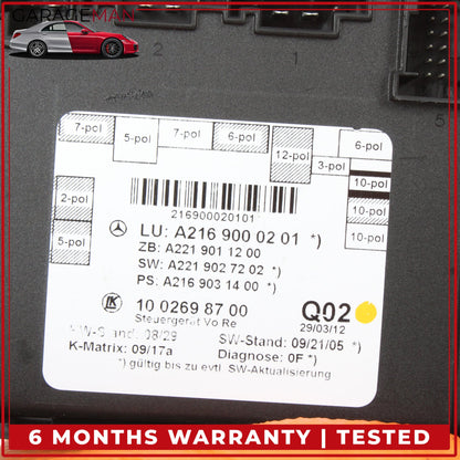 2007-2014 Mercedes W216 CL550 Front Right Side Door Control Module Unit OEM