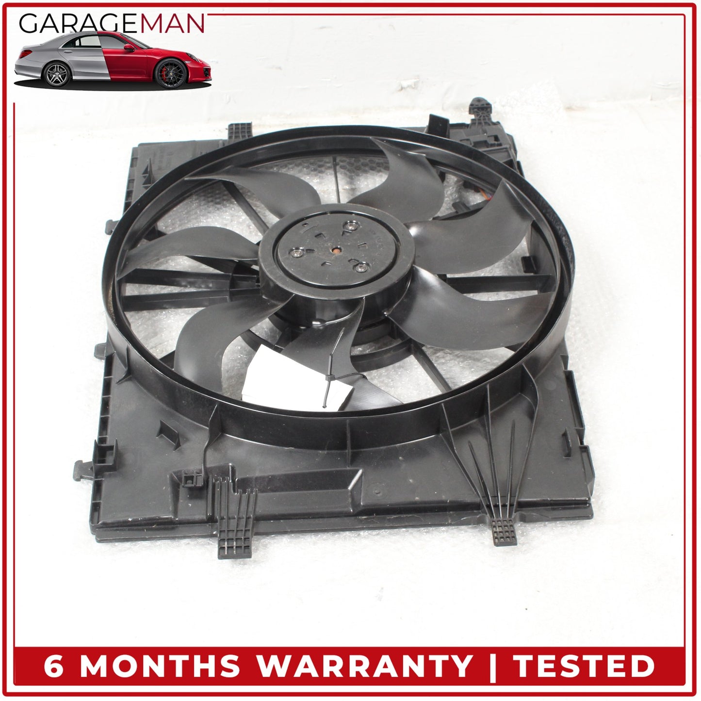 2015-2023 Mercedes W205 C300 Engine Radiator Cooling Fan Motor Assembly OEM