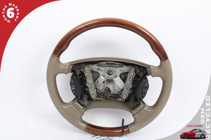 2003-2006 Jaguar XK8 X100 Steering Wheel w/ Switches HJE9181AA OEM