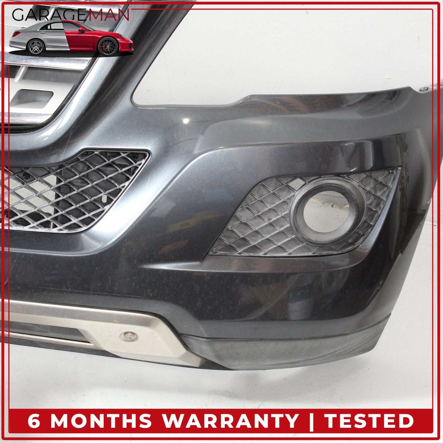 2009-2011 Mercedes W164 ML350 ML550 Base Front Bumper Cover Assembly Gray OEM