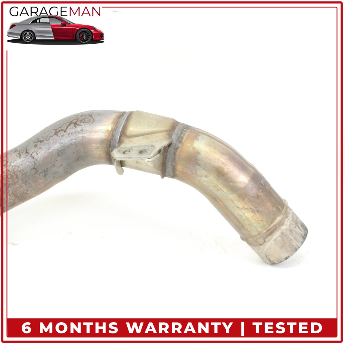 2010-2017 BMW 550i F07 Left Driver Side Exhaust Downpipe 7645441 OEM